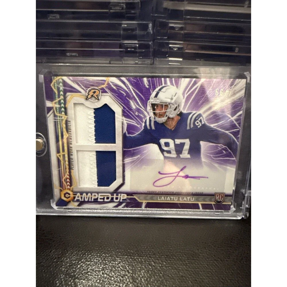 2024 Resurgence - Amped Up RPA - Laiatu Latu #AU-LL Purple Surge Refractor /75💥